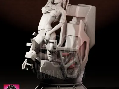 Natasha - Mechwarrior - 1TO10 STL FILE 3D PRINT MODEL 3D print model