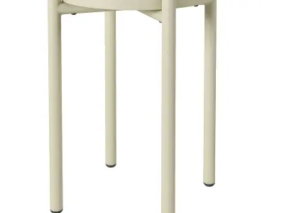HM home round top stool Low-poly 3D model
