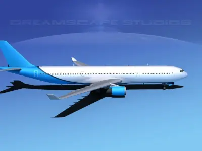 Airbus A330-300 Corporate 3 3D model