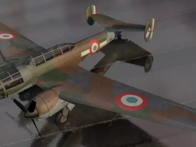 Bloch MB-174 3D model