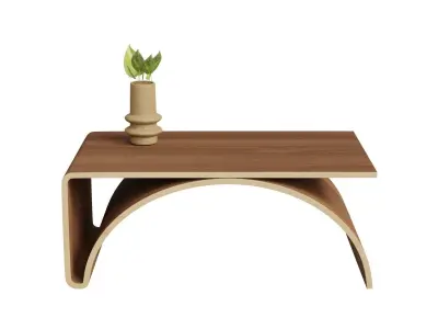 Kaari coffee table- modern living room furniture Free 3D model