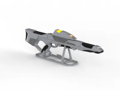 Type 3A Phaser Star Trek First Contact - Commercial - STL 3D print model