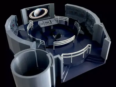 Custom USS Enterprise NX-01 Bridge 3D print model