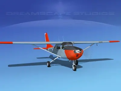 Cessna T-41 Mescalero Greece 3D model