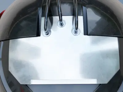 Sci-fi drone Low-poly 3D model