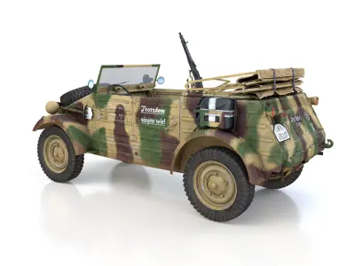 VW - Typ 82 - Kuebelwagen - 116 Panzer Division 3D model