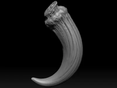 3D PRINTABLE MYTHOSAUR RIGHT HORN - THE MANDALORIAN STAR WARS 3D print model