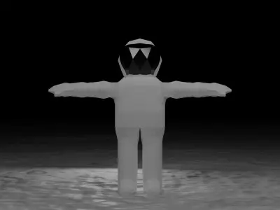 Little Astronaut - Lowpoly Stylized Character Low-poly 3D model