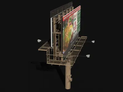 Billboard Collection 3D model