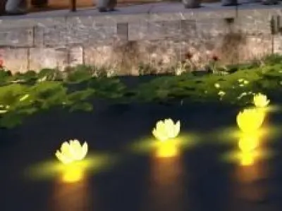 town Chinese style commercial residential buildings 3D model