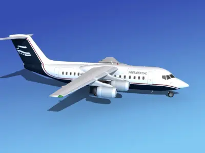 BAe 146-200 Presidential 3D model