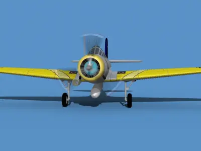 Douglas TBD-1 Devestator V07 3D model
