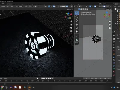 IRON MAN HEART the ARC reactor Low-poly 3D model
