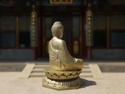 Buddha Statue 3D model