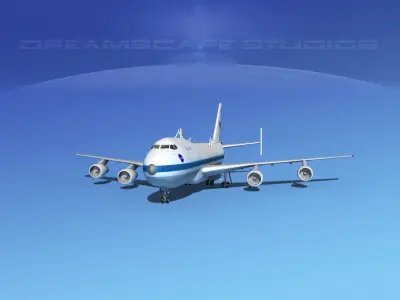 Boeing 747-100 NASA Shuttle Carrier 3D model