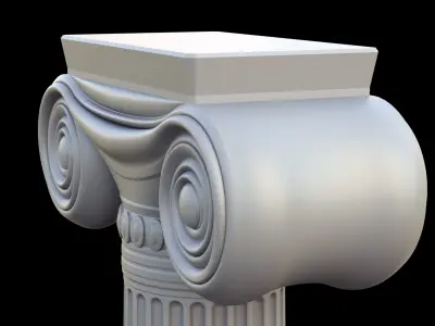 corint column 3D model
