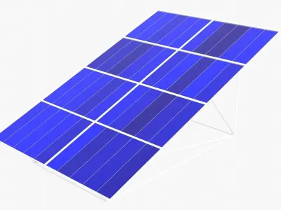 Solar Panel Free 3D model