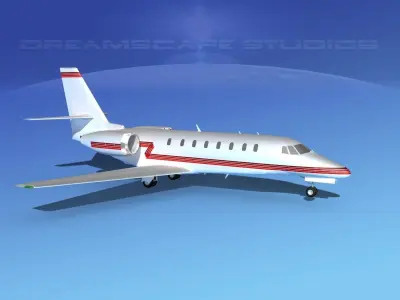 Cessna C680 Citation Soveriegn V07 3D model