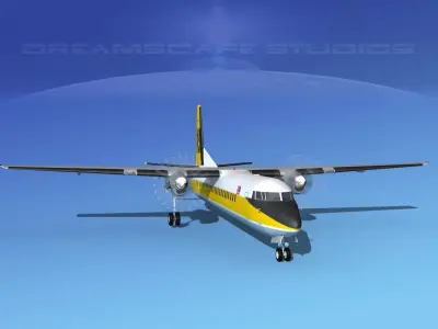 Fokker F-60 MSA 3D model