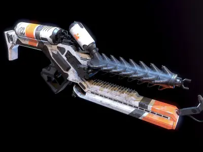 Arc Gun District9 3D model