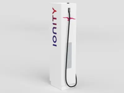 EV Ionity Charging Station 1 3D model