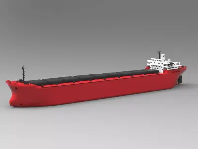 Cargo ship 3D model
