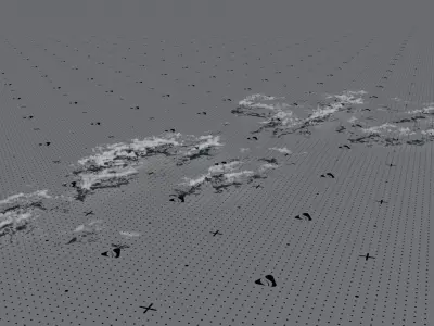 VDB Cumulonimbus Cloud Field 12 3D model
