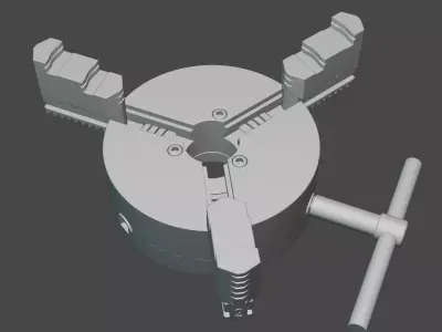 Three jaw chuck Free 3D print model
