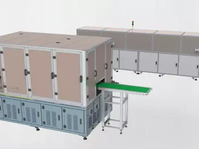 Dispensing and curing all-in-one machine 3D model