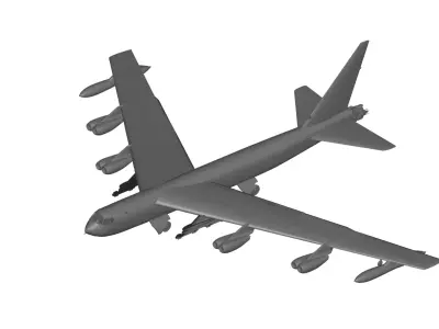Boeing B-52 Stratofortress 3D model