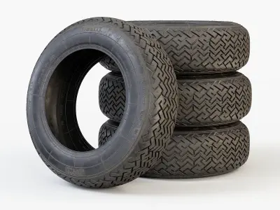 Pirelli CN36 Classic Car Tyre 3D model