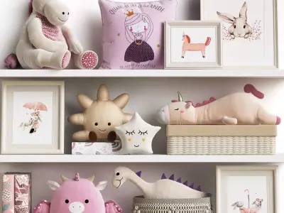 Kids Room Decor 152 3D model