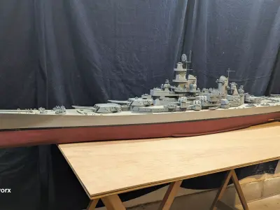 1 144 Iowa Class Battleship 3D print model