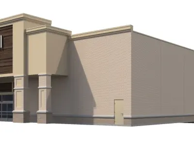 Retail-054 Retail Store 3D model