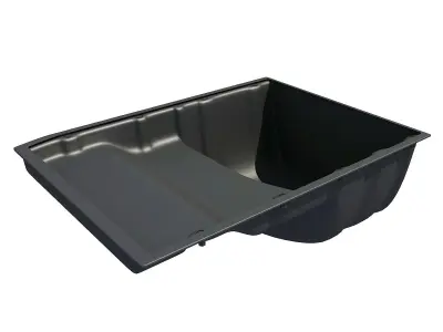 Black Oil Sump Pan 3D model 55 3D model