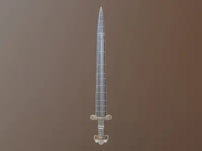 Medieval Sword pack 1 Low-poly 3D model