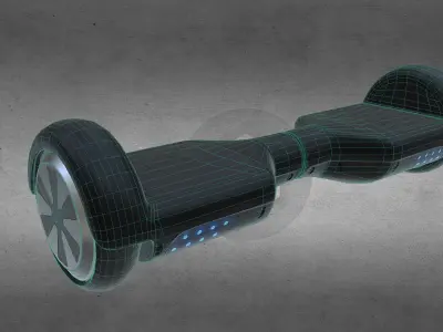 HOVERBOARD hoveboard Low-poly 3D model