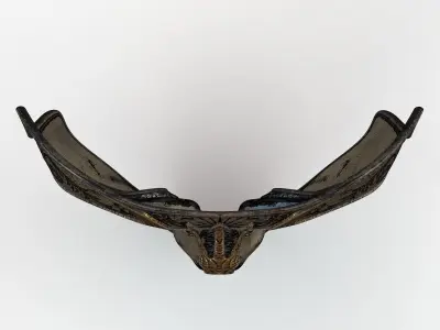 Metal Mask 2 Low-poly 3D model