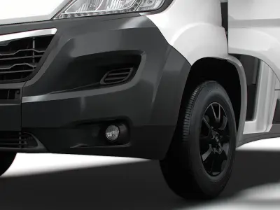 Vauxhall Movano Van L3H3 HQ Interior 2023 3D model