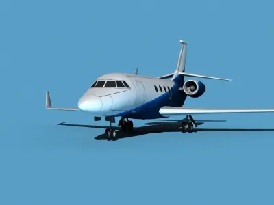 Dassault Falcon 2000 V15 3D model