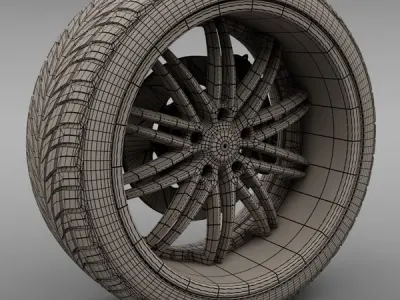 Savini Forged BS-4 Wheel 3D model