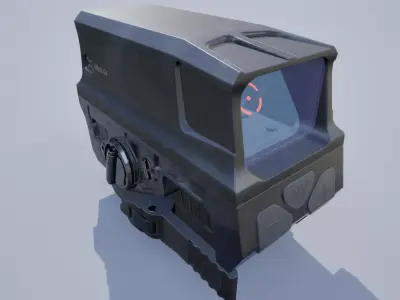 Holographic Sight HMD-04  Game Ready Low-poly 3D model