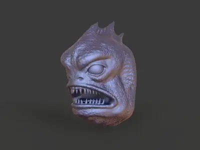 HEAD-R5 high poly sculpt  3D model