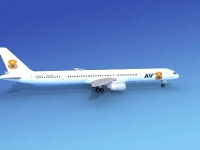 Boeing 757-300 AV8 Air 3D model