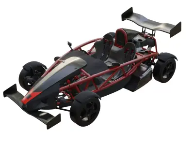 2012 Ariel Atom 500 V8 Low-poly 3D model