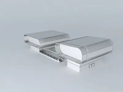 Fitness two boxes 3D model