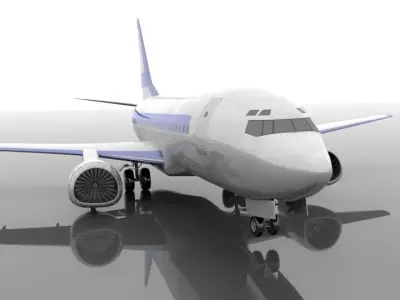 Aircraft 737 3D model