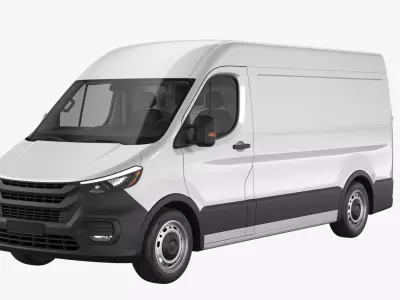 Generic Commercial Van 3D model