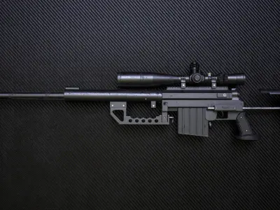 CheyTac M200 Intervention 3D model