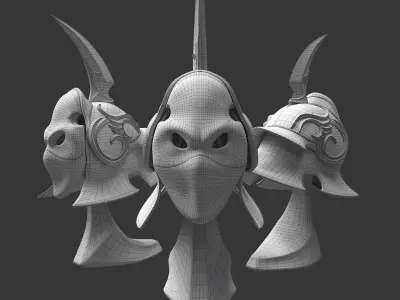 Boobi series - Armor A 3D model